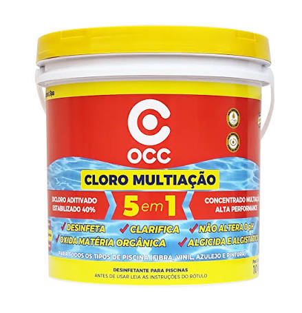 OCC Cloro Multiação 5 em 1 — 10 kg